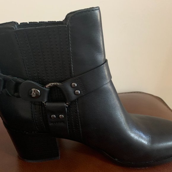 NEW Sam Edelman Dalma Black Leather 8.5 M - Picture 2 of 6